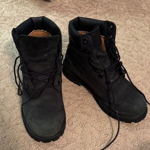 Black Timberland boots